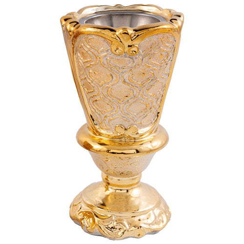 Maple Leaf Oud, Bakhoor Ceramic Incense Charcoal Burner 19.3cm Gold