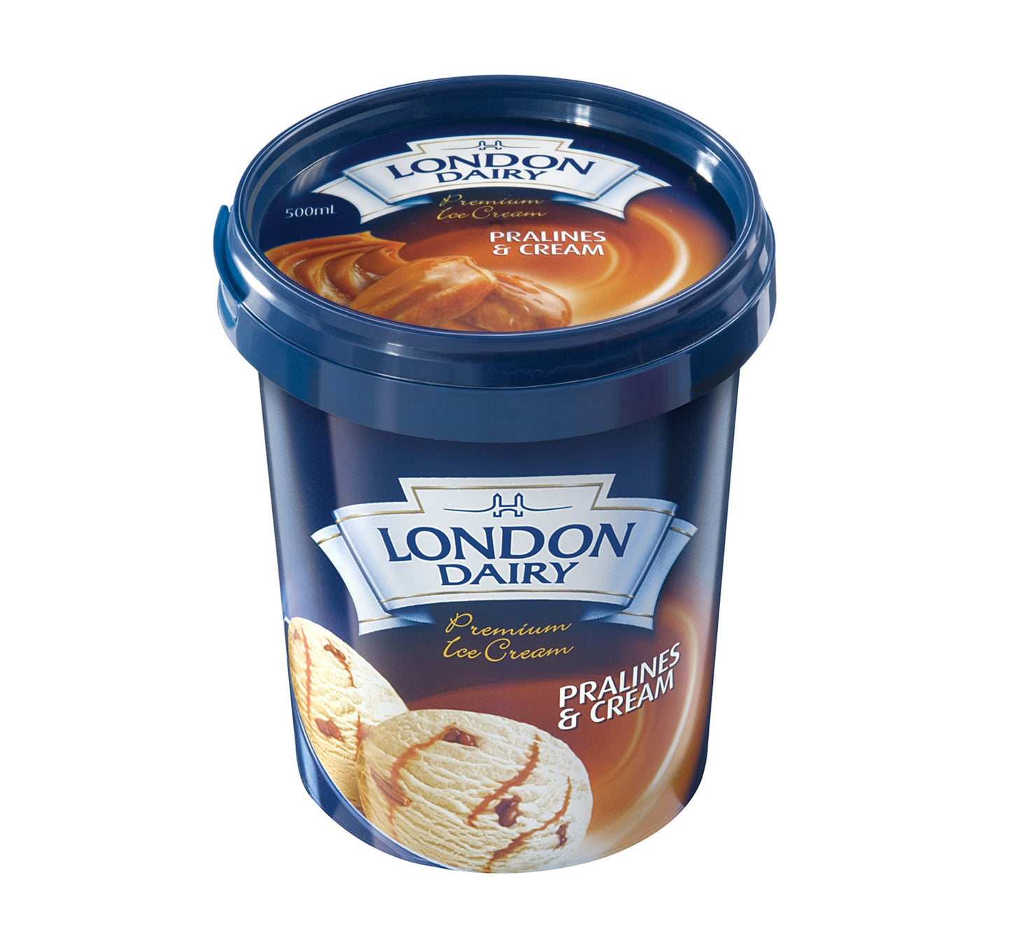 London Dairy Pralines & Cream Ice Cream 500 ml
