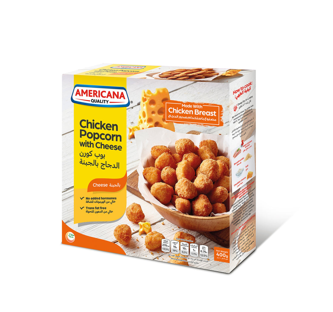 Americana Popcorn Chicken with Cheese 400 g
