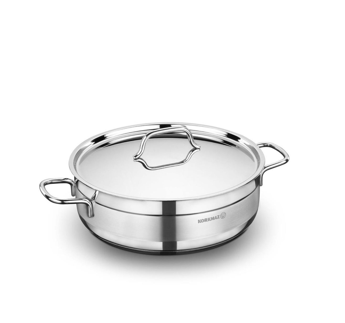 Korkmaz Alfa Low Casserole, 30 × 10 cm, 7L, A1030