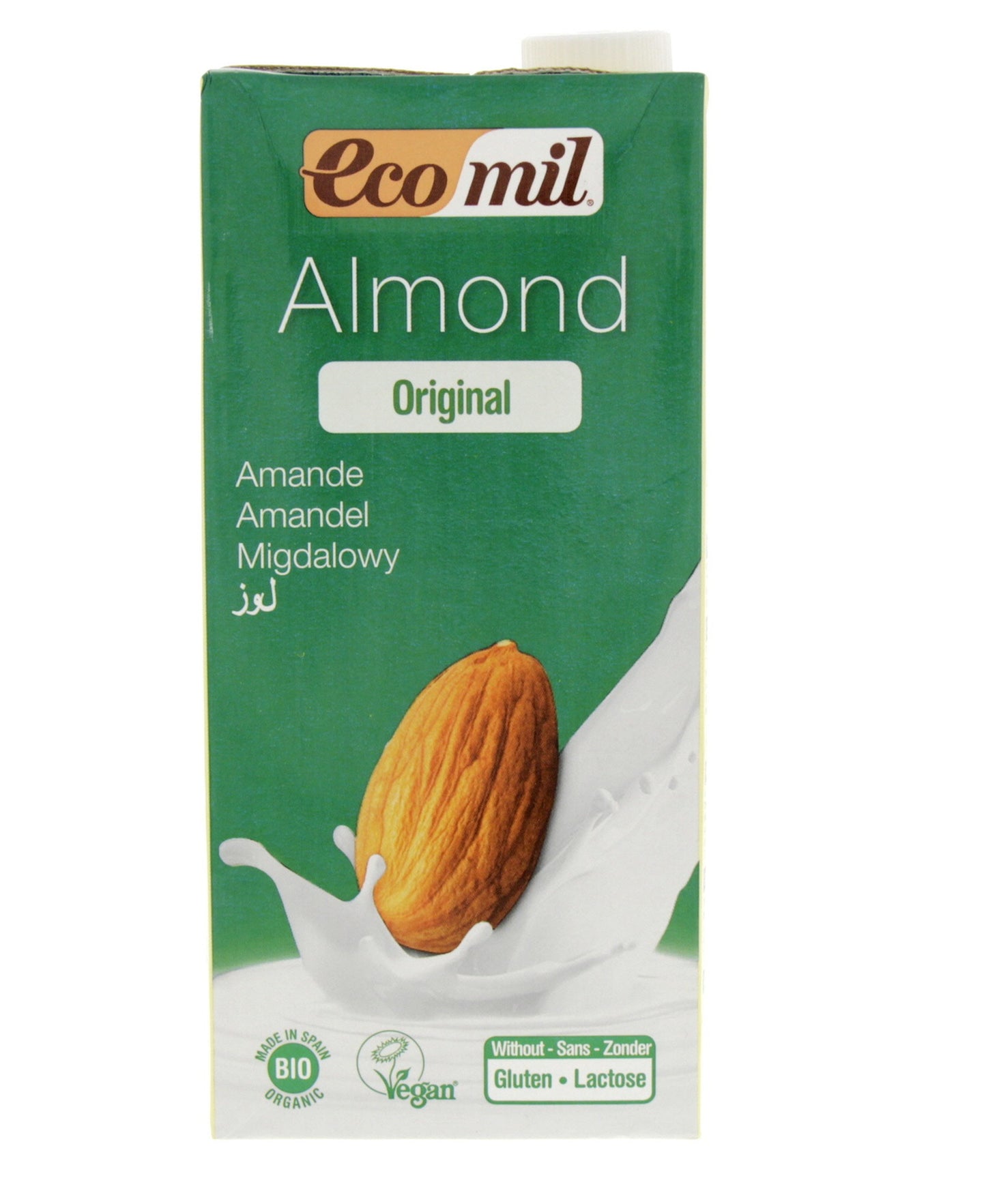 مشروب اللوز العضوي الأصلي من إيكوميل، 1 لتر