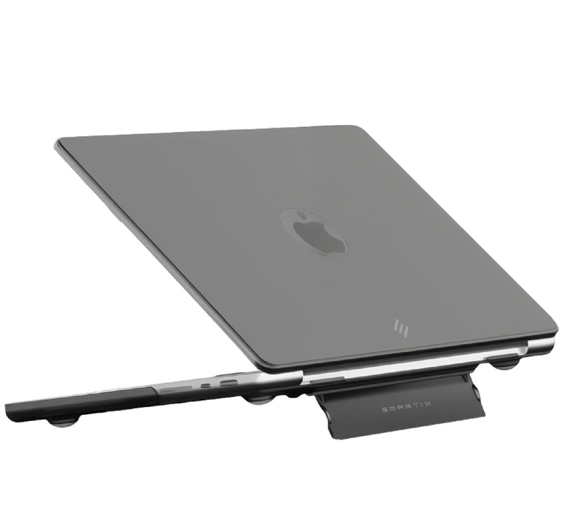 Smartix MacBook 13.6" Transparent Laptop Shell Stand SBA13