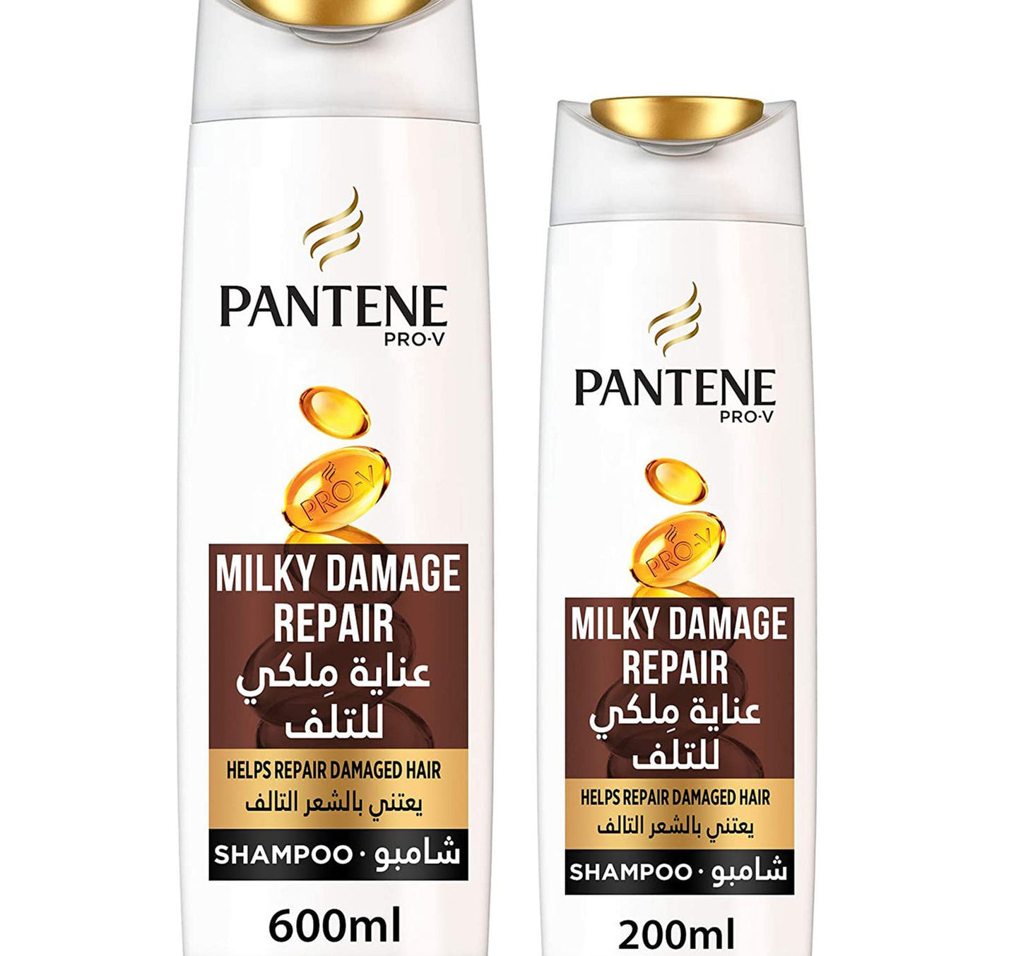Pantene Pro-V Milky Damage Repair Shampoo Pack 600 ml + 200 ml