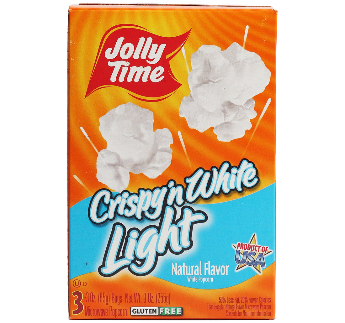 Jolly Time Natural Flavour Microwave White Popcorn 255 g