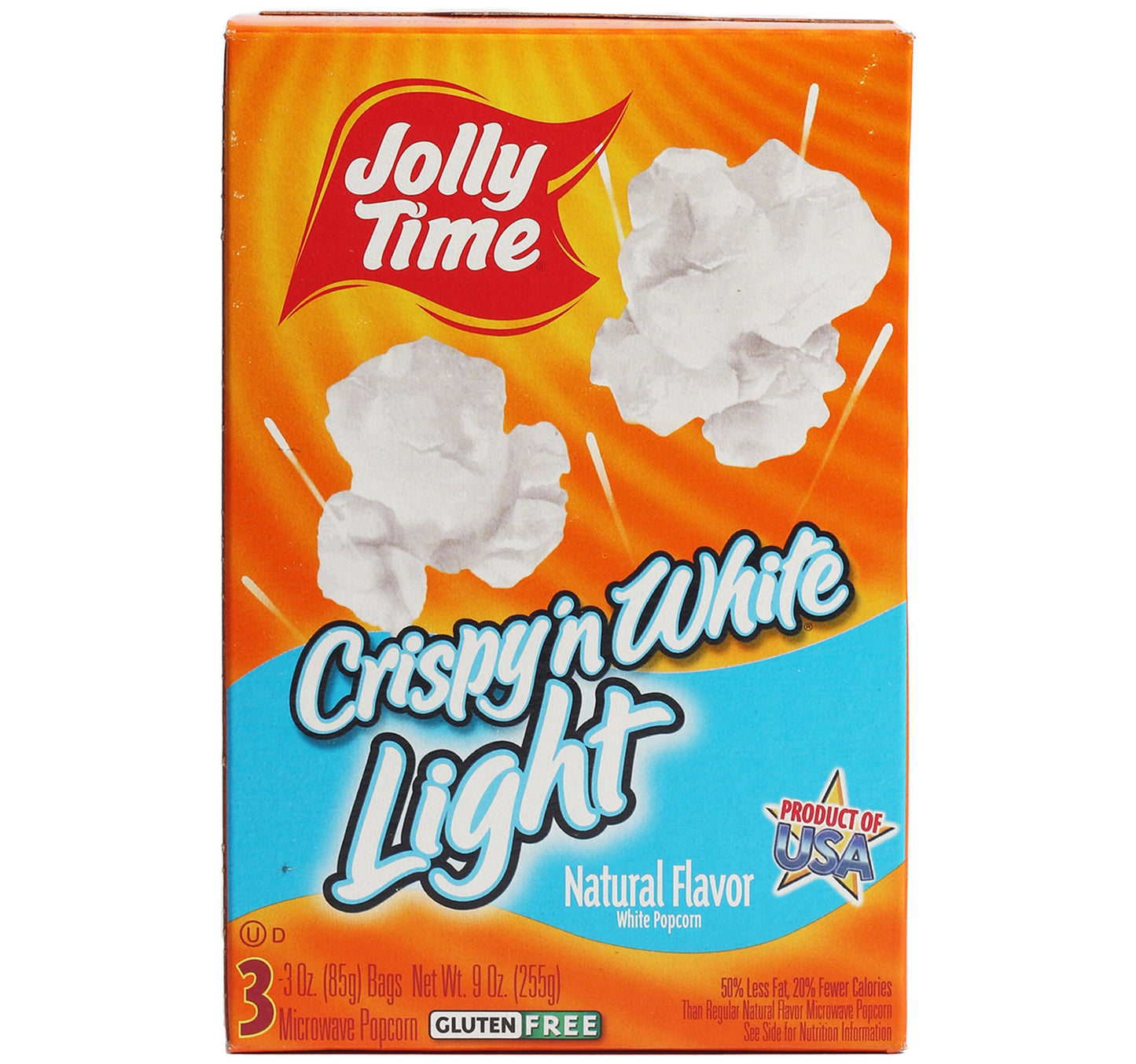Jolly Time Natural Flavour Microwave White Popcorn 255 g