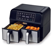 Kenwood Digital Twin Air Fryer HFM75.000MB 4Liter + 4Liter