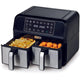 Kenwood Digital Twin Air Fryer HFM75.000MB 4Liter + 4Liter