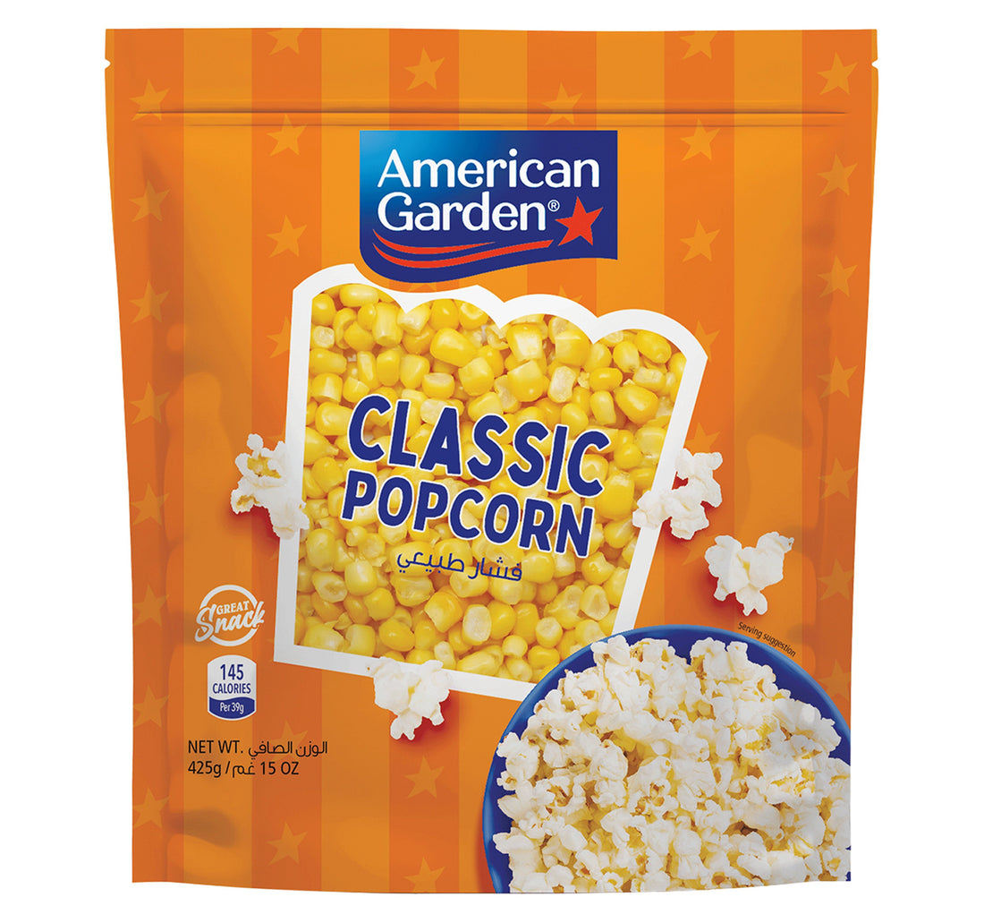 American Garden Classic Popcorn Kernels Gluten Free 425 g