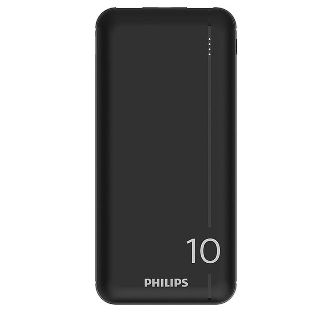 Philips Powerbank, 10000 mAh, Black, DLP1812PB/10