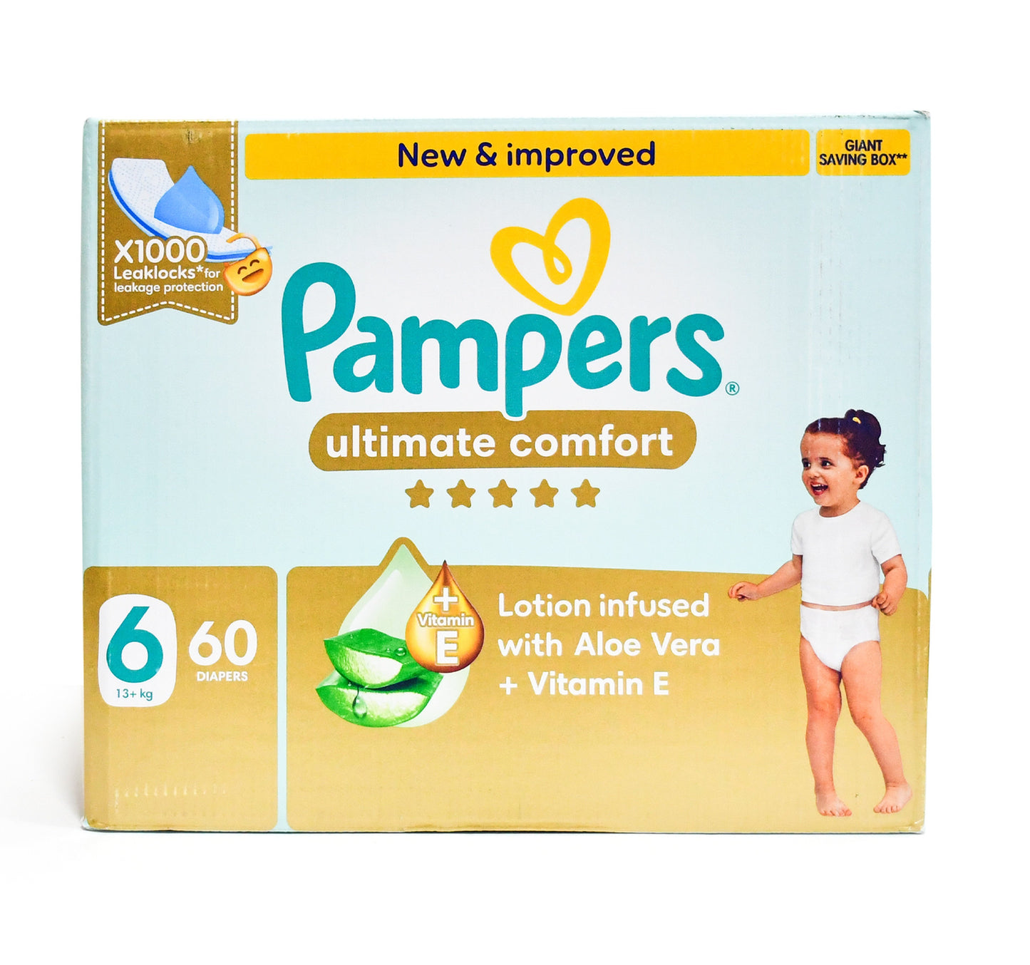 Pampers Ultimate Comfort Diaper Size 6 13+ kg 60 pcs