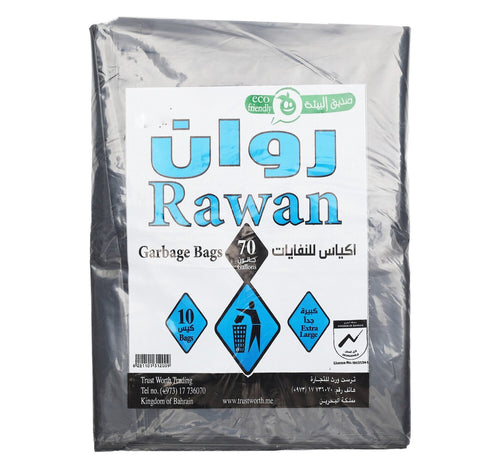 Rawan Garbage Bag 70 Gallons Extra Large 10 pcs