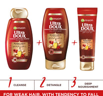 Garnier Ultra Doux Shampoo Healing Castor & Almond Oils 200 ml
