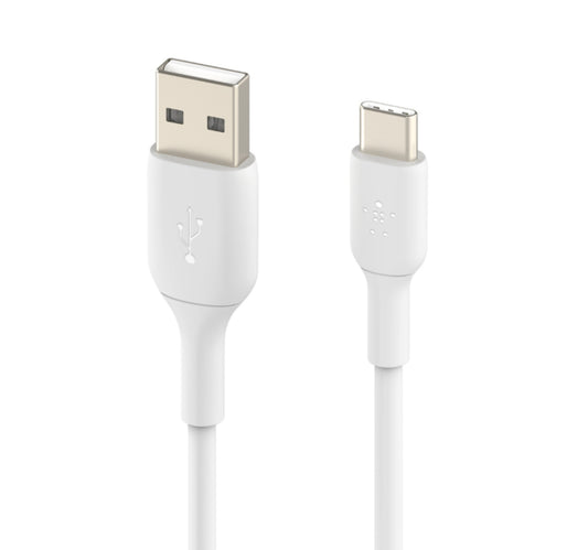 Belkin Boost Charge USB-C to USB-A Cable, White, 1 m, CAB001BT