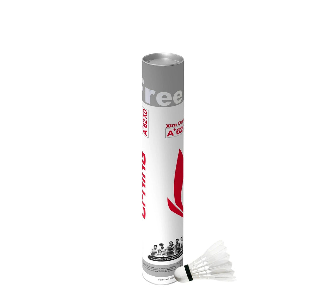 Li-Ning Feather Shuttlecock A+62 XD, Speed 76, Pack of 15, AYQG014-3