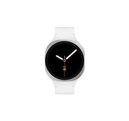 Samsung Galaxy Watch8 Smartwatch, 40mm, LTE, Silver, SM-L325FZSAXSG