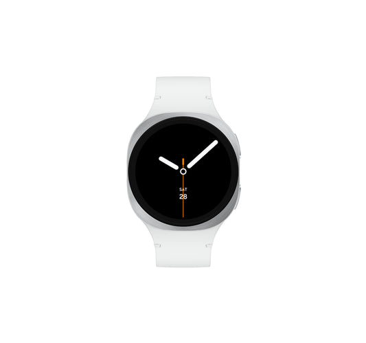 Samsung Galaxy Watch8 Smartwatch, 40mm, LTE, Silver, SM-L325FZSAXSG