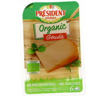 President Organic Gouda Slice Cheese 150 g