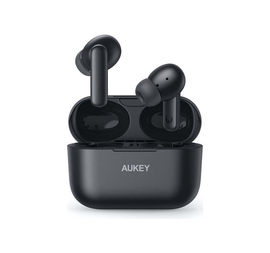 Aukey Move Mini True Wireless TWS Earbuds, Bluetooth 5.0, Up To 30 Hour Usage Time, 20Hz - 20kHz Frequency Response, IPX4 Water Resistance, Clear Phone Calls, Black , EP-M1s
