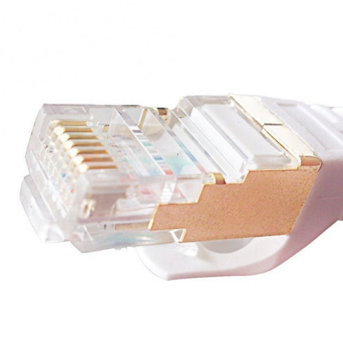 Trands CAT 7 Networking Ethernet Flat Cable speeds up to 10Gbps 1 Meter CA5154