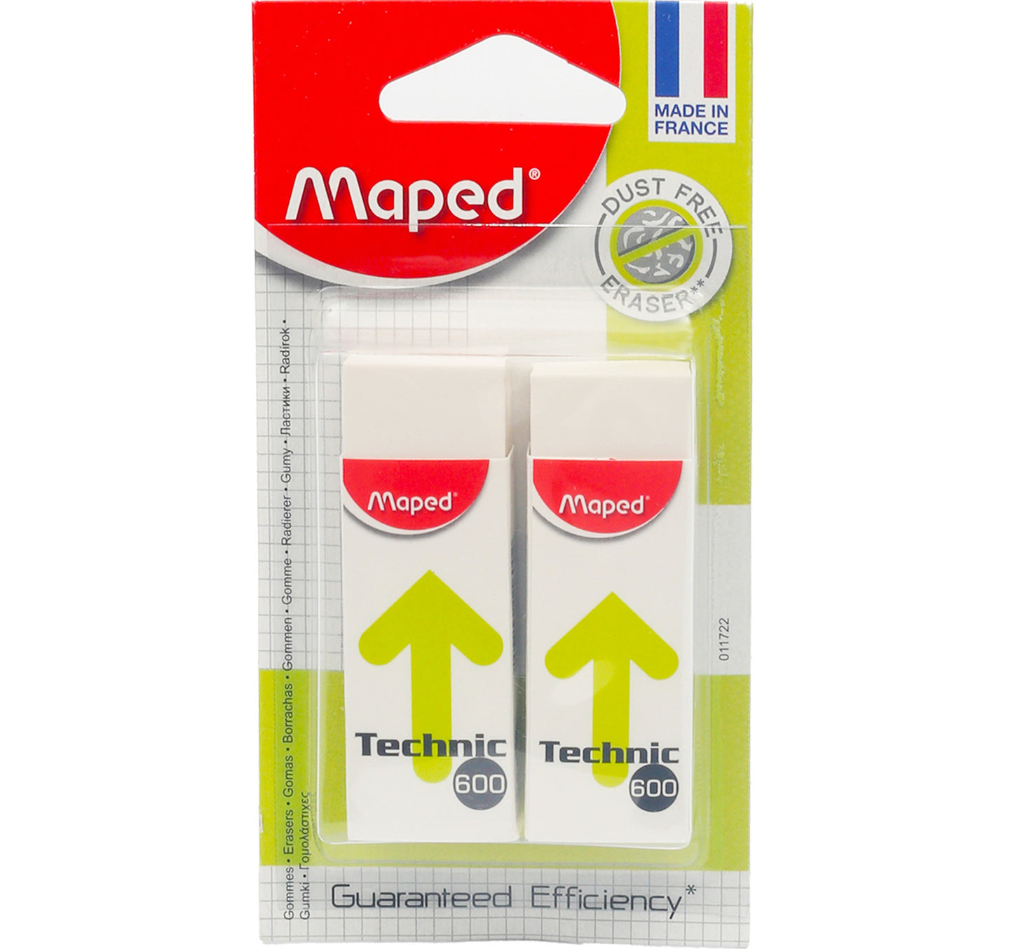 Maped Technic-600 Eraser 2pcs 011722