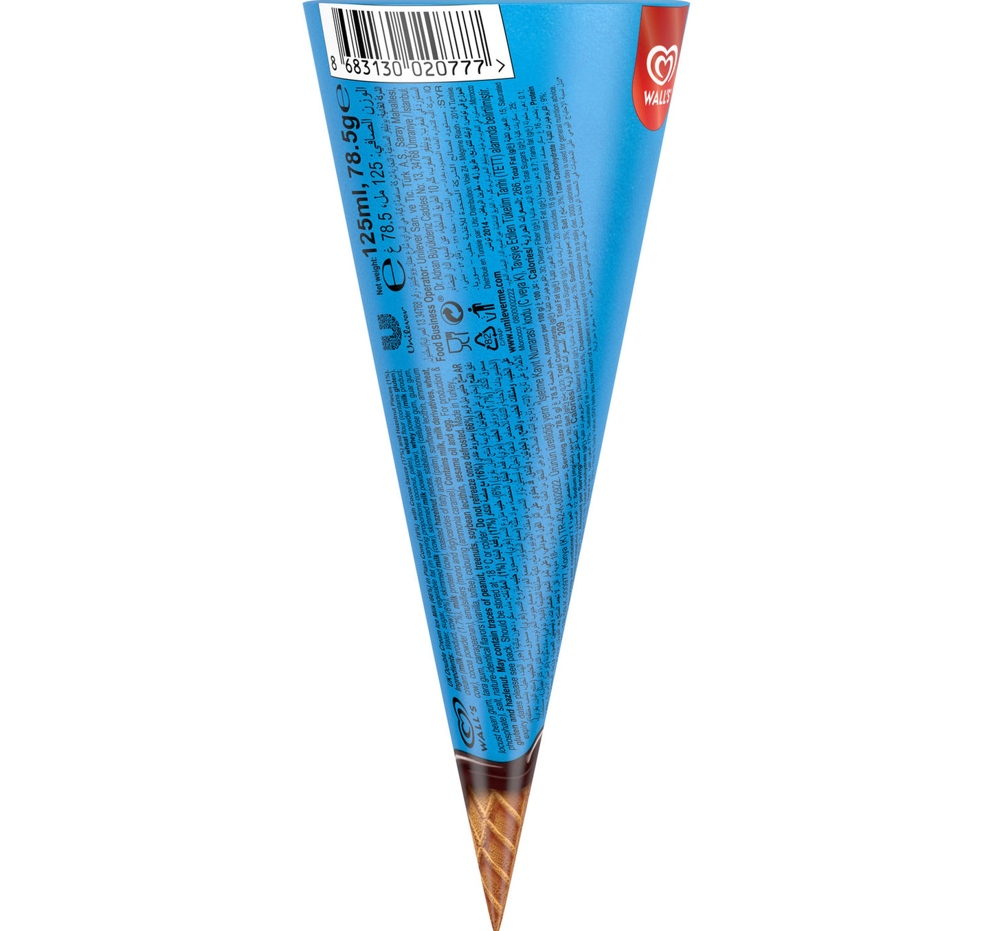 Wall's Classico Cream Cornetto Ice Cream 125 ml