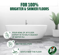 JIF Lemon Mint & Baking Soda Concentrated Floor Expert 2 x 1.5 Litre