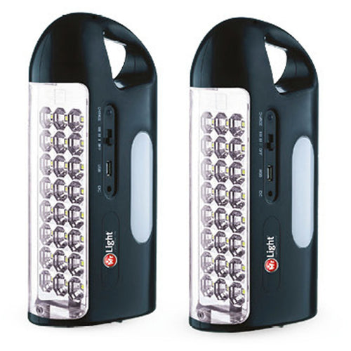 Mr. Light Emergency Light MR670 2Pc Combo