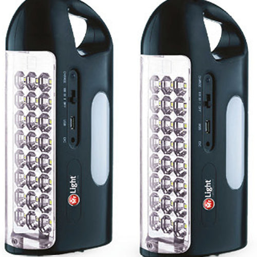 مجموعة مصباح الطوارئ Mr. Light MR670 من قطعتين