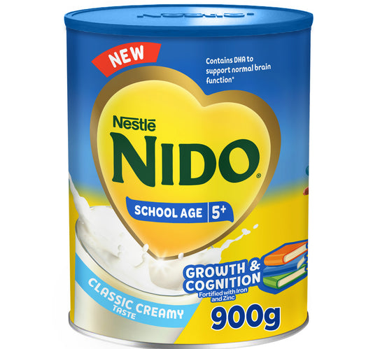 Nestle Nido School Age 5+ Classic Creamy Taste Tin 900 g