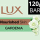صابون لوكس المغذي للبشرة برائحة الغاردينيا 120 جم