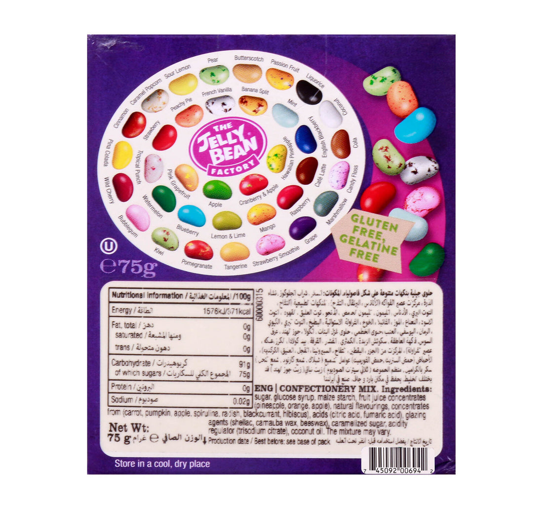 The Jelly Bean Factory 36 Gourmet Flavours 75 g