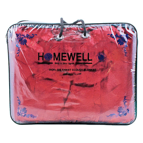 Homewell Cloudy Blanket, 220 x 240 cm, Assorted