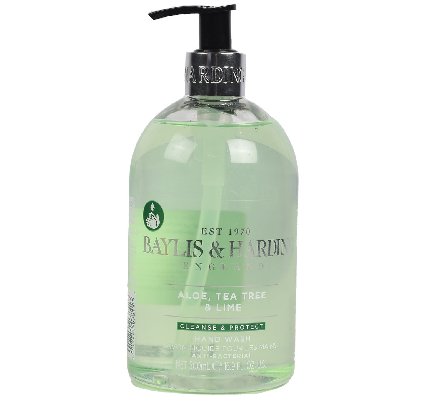 غسول اليدين بايلس آند هاردينج سيجنيتشر المضاد للبكتيريا بخلاصة الصبار وشجرة الشاي والليمون 500 مل