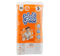 Hello Baby Jumbo Improved Diaper Size 5 Maxi 11 - 18kg 36 pcs