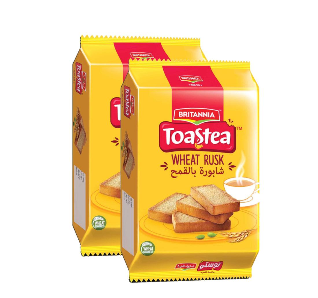 Britannia Toastea Wheat Rusk Value Pack 2 x 305 g