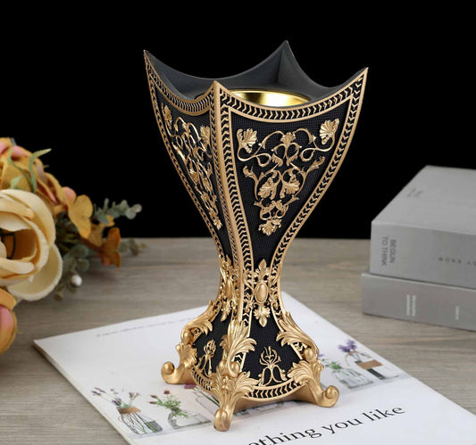 Maple Leaf Ceramic Burner GoldWhite 25cm