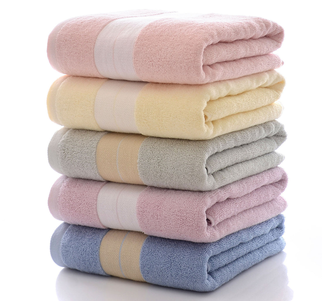 Maple Leaf Home Cotton Bath Towel, 1 pc, 70 x 140 cm, Assorted