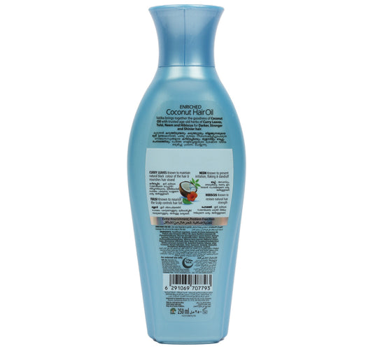 Dabur Vatika Coconut Hair Oil With Curry Leaves & Tulsi 250 ml
