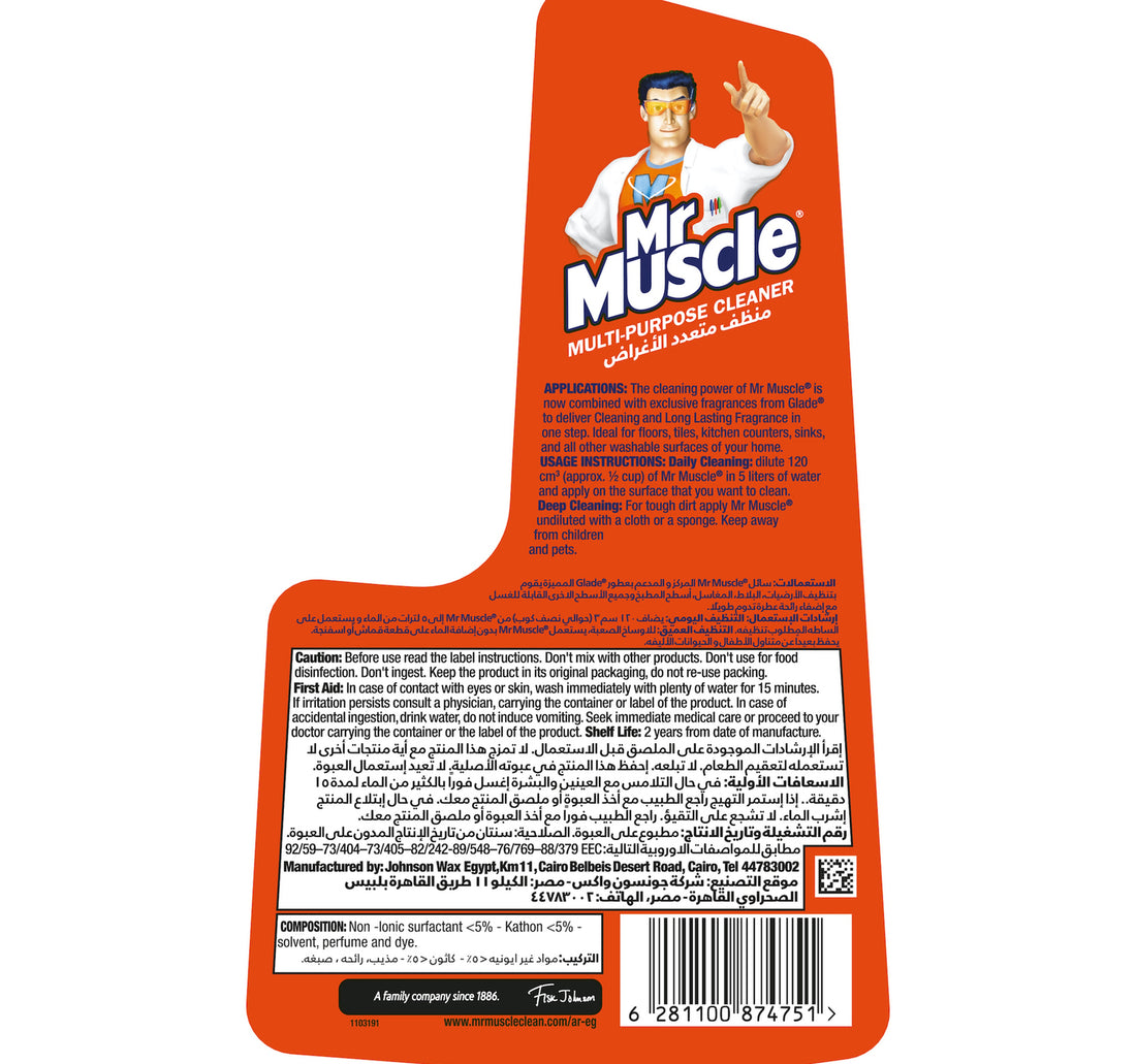 Mr. Muscle Multi Purpose Cleaner Pine 1 Litre