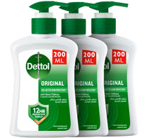 ديتول الأصلي سائل غسيل اليدين المضاد للبكتيريا عبوة اقتصادية 3 × 200 مل