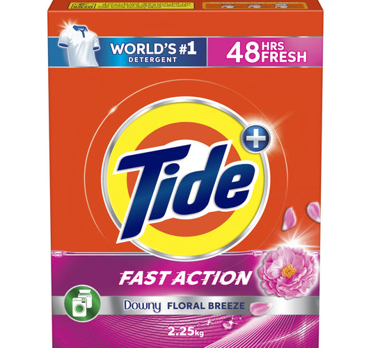 Tide Fast Action Downy Floral Breeze Washing Powder Front Load 2.25 kg