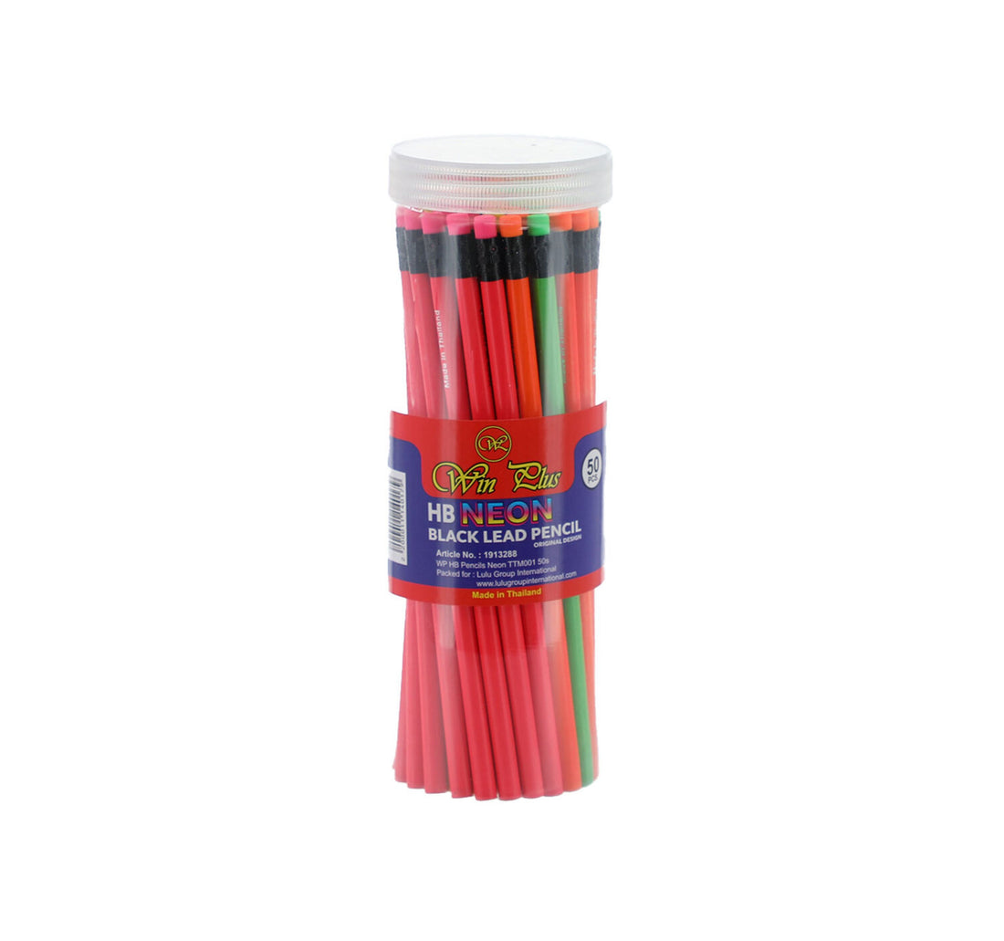 Win Plus HB Pencils Neon TTM001 50s