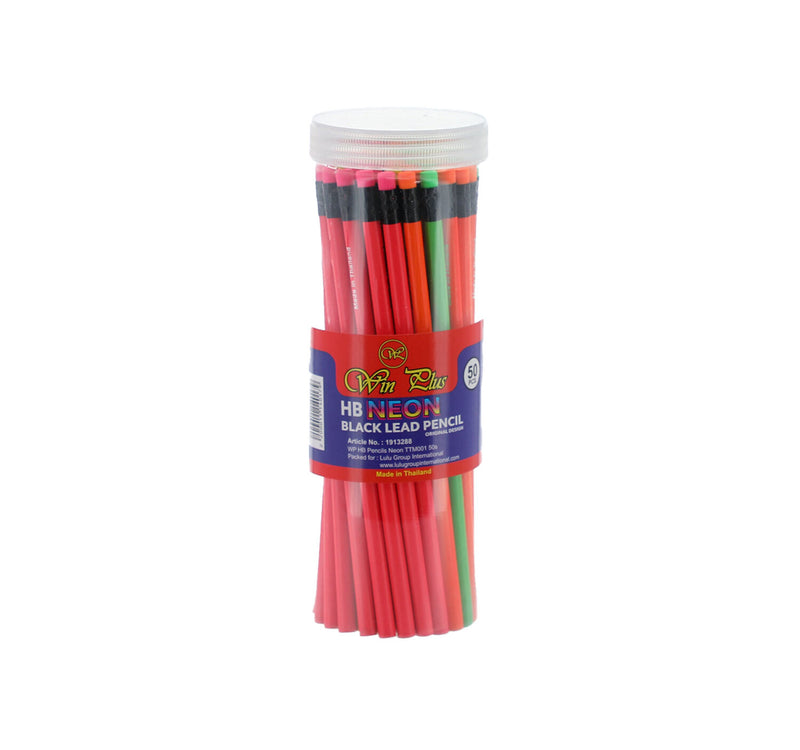 Win Plus HB Pencils Neon TTM001 50s