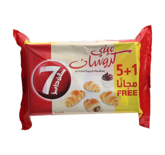 كرواسون شوكولاتة صغير 7 أيام 44 جم 5+1