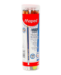 Maped HB Pencil 18 pcs + 2 Eraser + 1 Sharpener MD-983716
