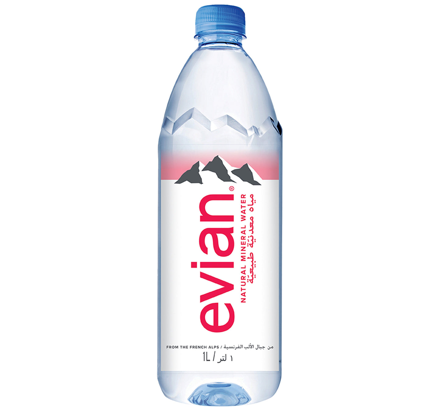 Evian Natural Mineral Water 6 x 1 Litre