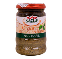 وصفة بيستو الريحان العضوي النباتي من ساكلا 190 جم