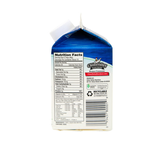 Chino Valley Ranchers Cage Free Liquid Egg Whites 16 oz