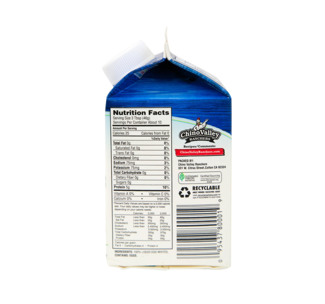 Chino Valley Ranchers Cage Free Liquid Egg Whites 16 oz