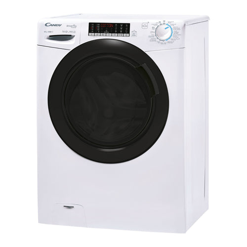 Candy Front Load Washing Machine, 10 kg, 1400 RPM, White, CSO4106TWMB-19